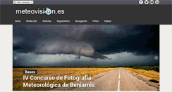 Desktop Screenshot of meteovision.es