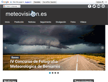 Tablet Screenshot of meteovision.es